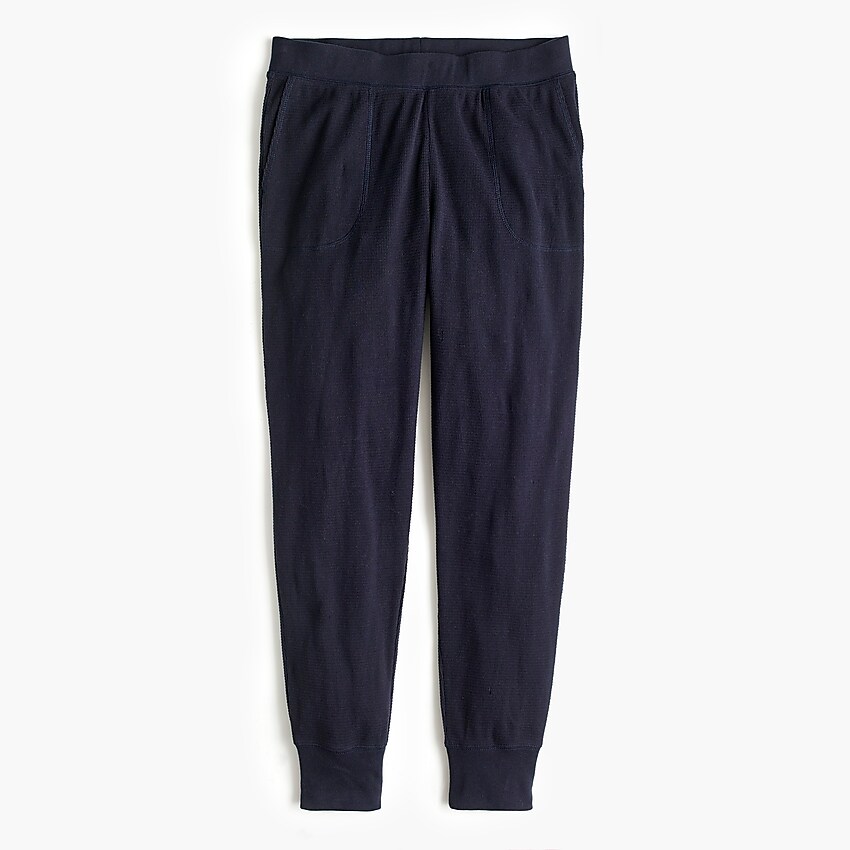 J.Crew: Pajama Jogger Pant In Waffled Cotton For Women
