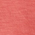 Short-sleeve henley in slub cotton SEASONED RED