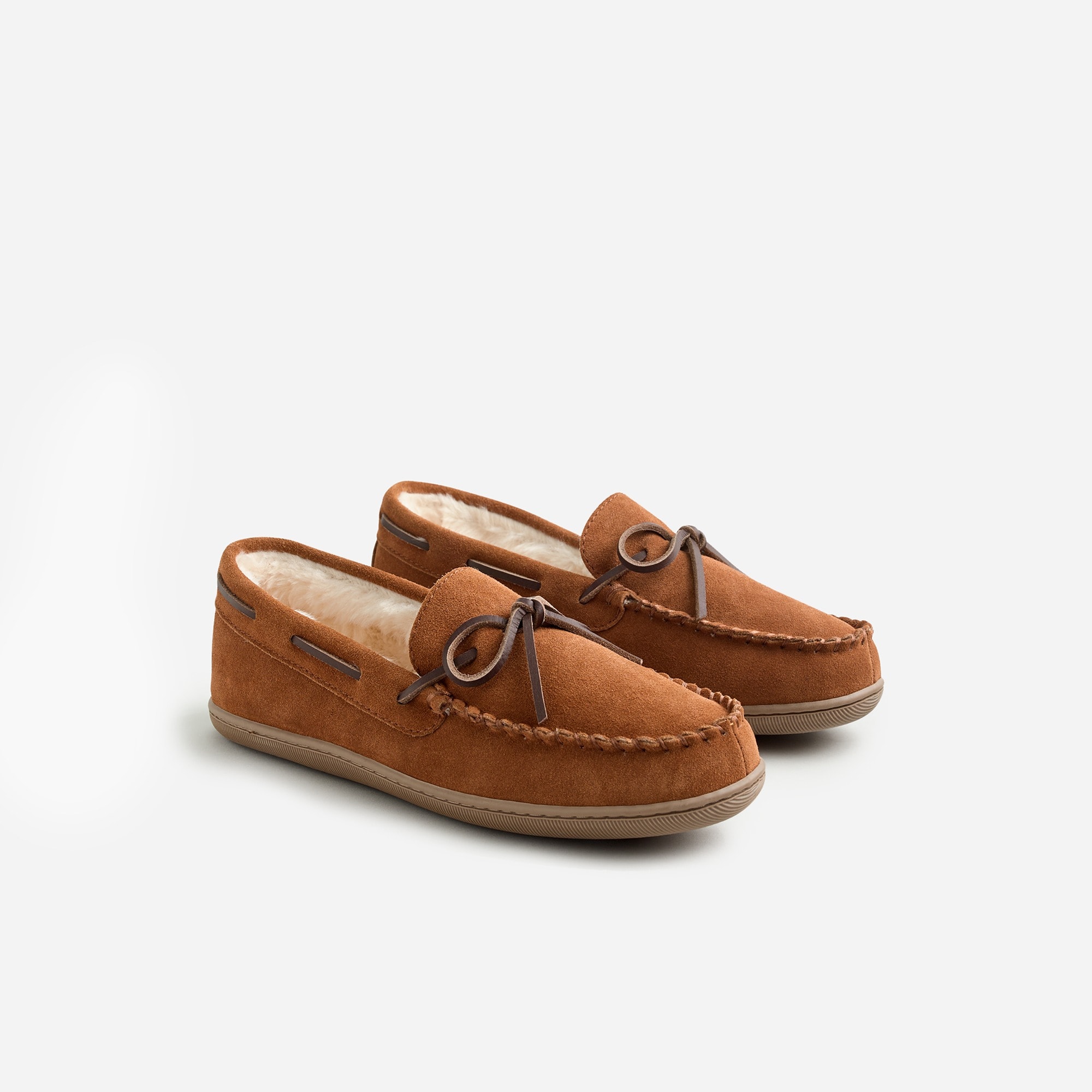 mens extra wide fit moccasin slippers